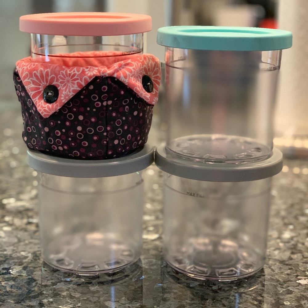 Ninja Creami Containers and Deluxe Cover